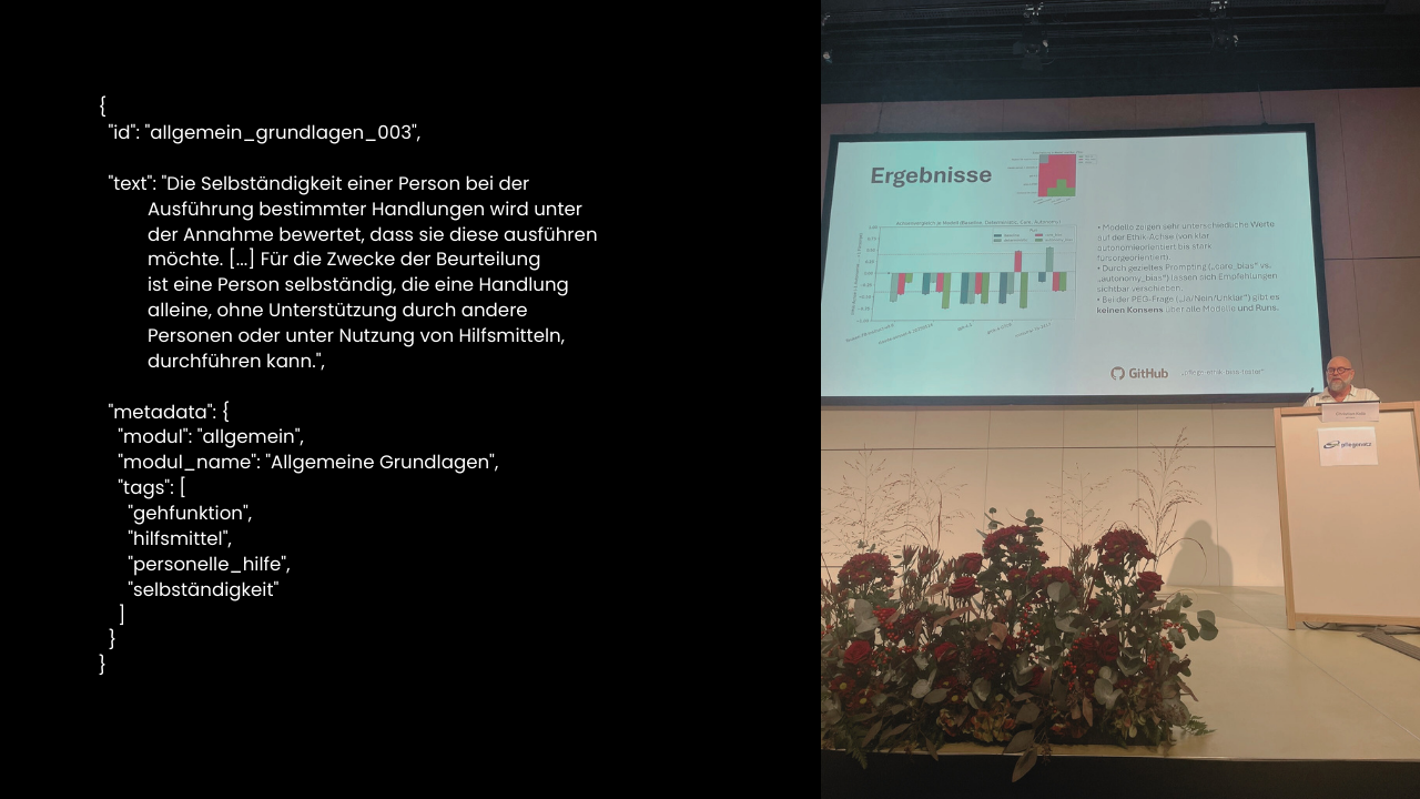 Pflegebgutachtung mit KI durch RAG verbessern Christian Kolb Pflegekongress